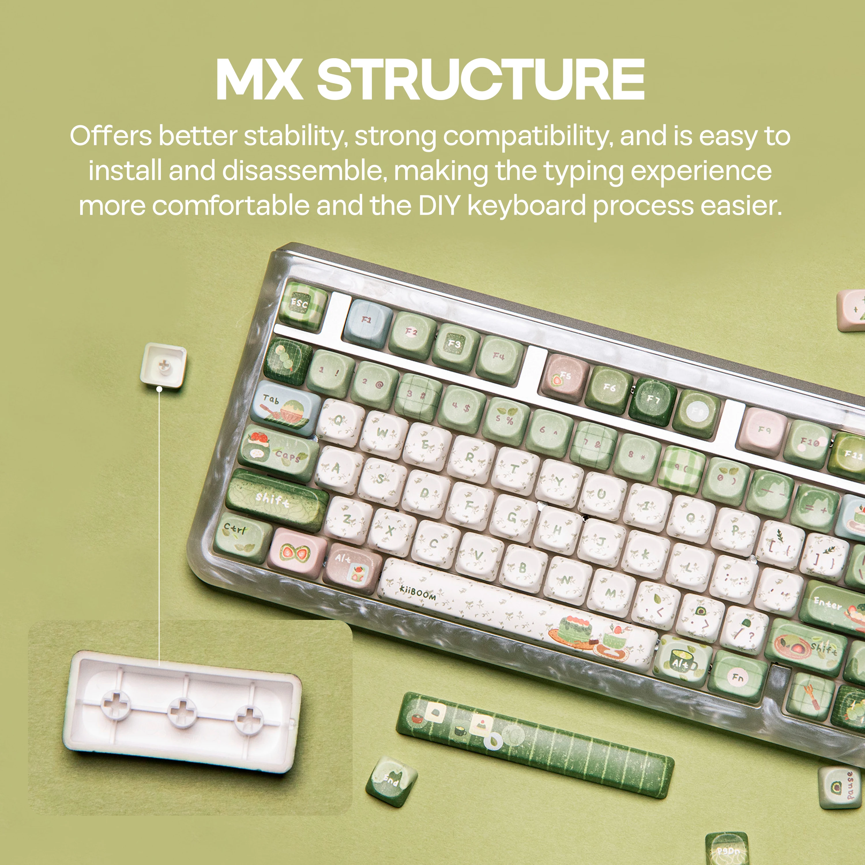 KiiBOOM Sprout Picnic 144 Keys - Gaming Keyboard Tkl reseña y precio