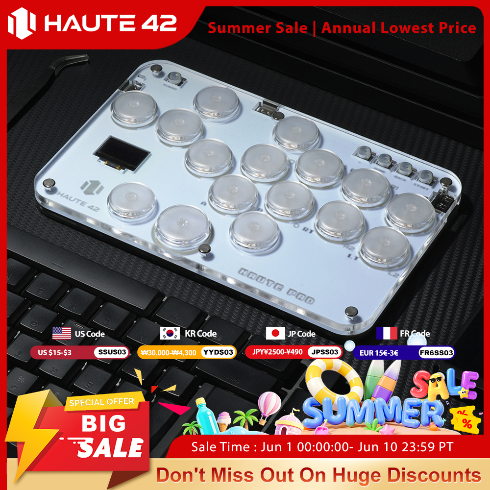 Haute42 Arcade Joystick Hitbox - Gaming Keyboard Mini reseña y precio