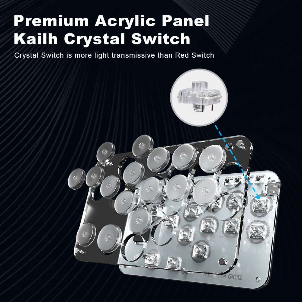 Haute42 Arcade Joystick Hitbox - Gaming Keyboard Mini reseña y precio