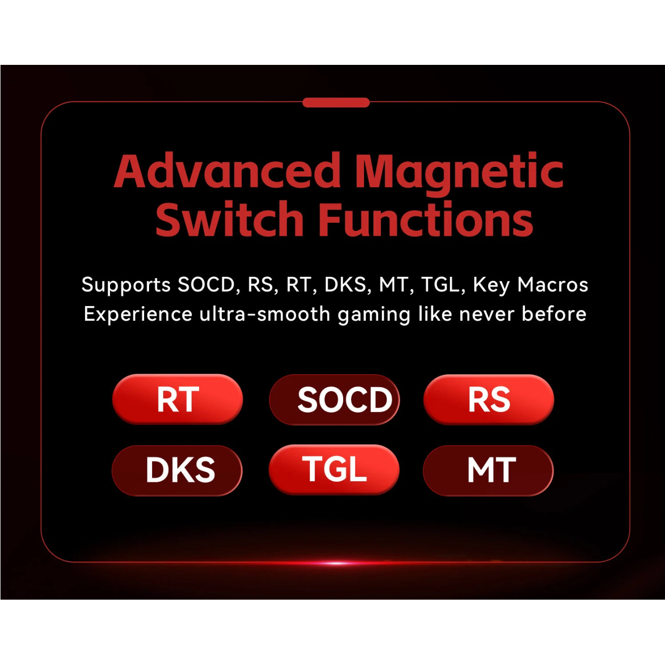 FGG MADLIONS MAD68 HE Hall Eff - Gaming Keyboard Hall Effect Switches reseña y precio