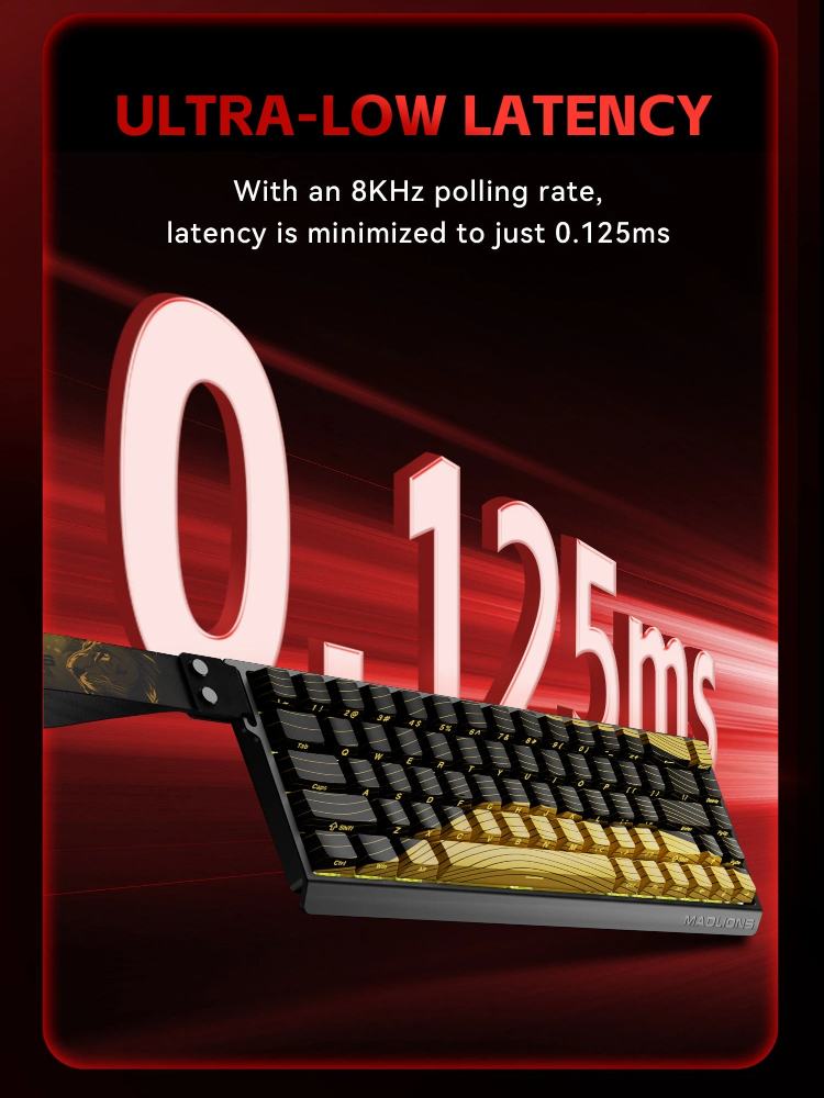 FGG MADLIONS MAD68 HE Hall Eff - Gaming Keyboard Hall Effect Switches reseña y precio