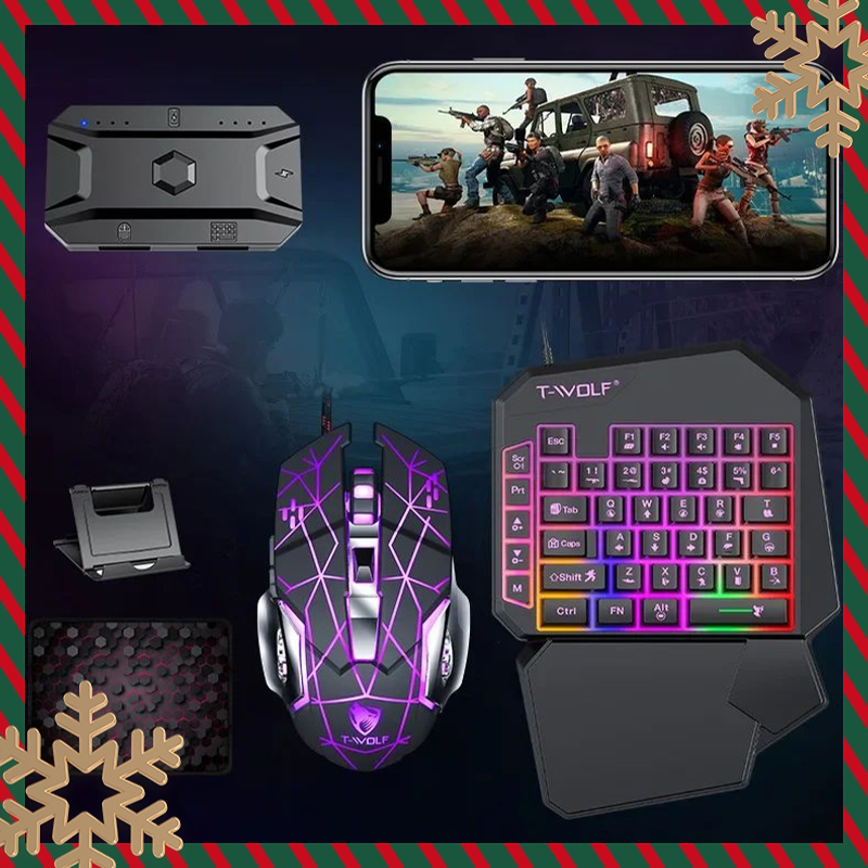 Kit Mobilador Gamer Kit Gaming - Gaming Keyboard And Mouse Converter For Mobile reseña y precio