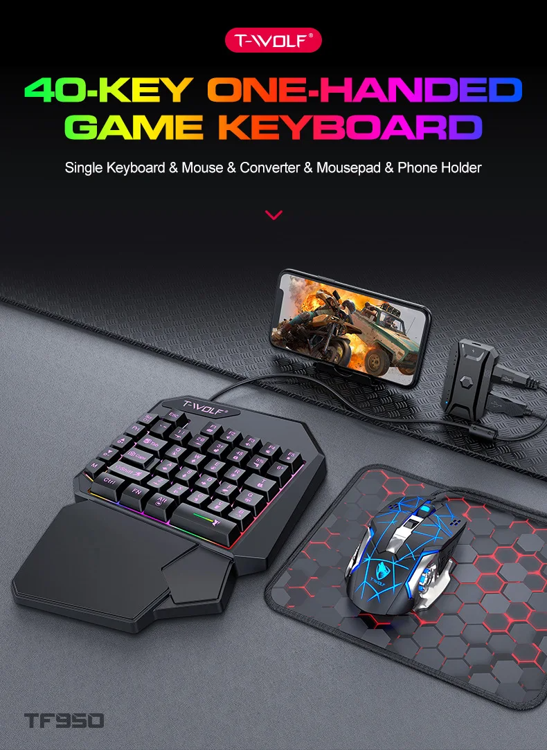 Kit Mobilador Gamer Kit Gaming - Gaming Keyboard And Mouse Converter For Mobile reseña y precio