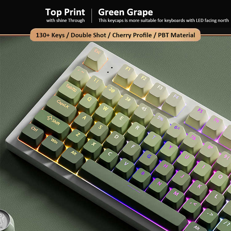Green Grape Top-lit RGB Backli - Gaming Keyboard No Rgb reseña y precio