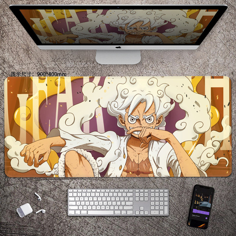 Animation ONE PIECE Leather Mo - Gaming Keyboard And Mouse Pad reseña y precio