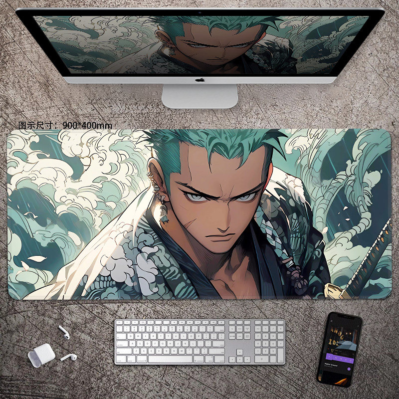 Animation ONE PIECE Leather Mo - Gaming Keyboard And Mouse Pad reseña y precio
