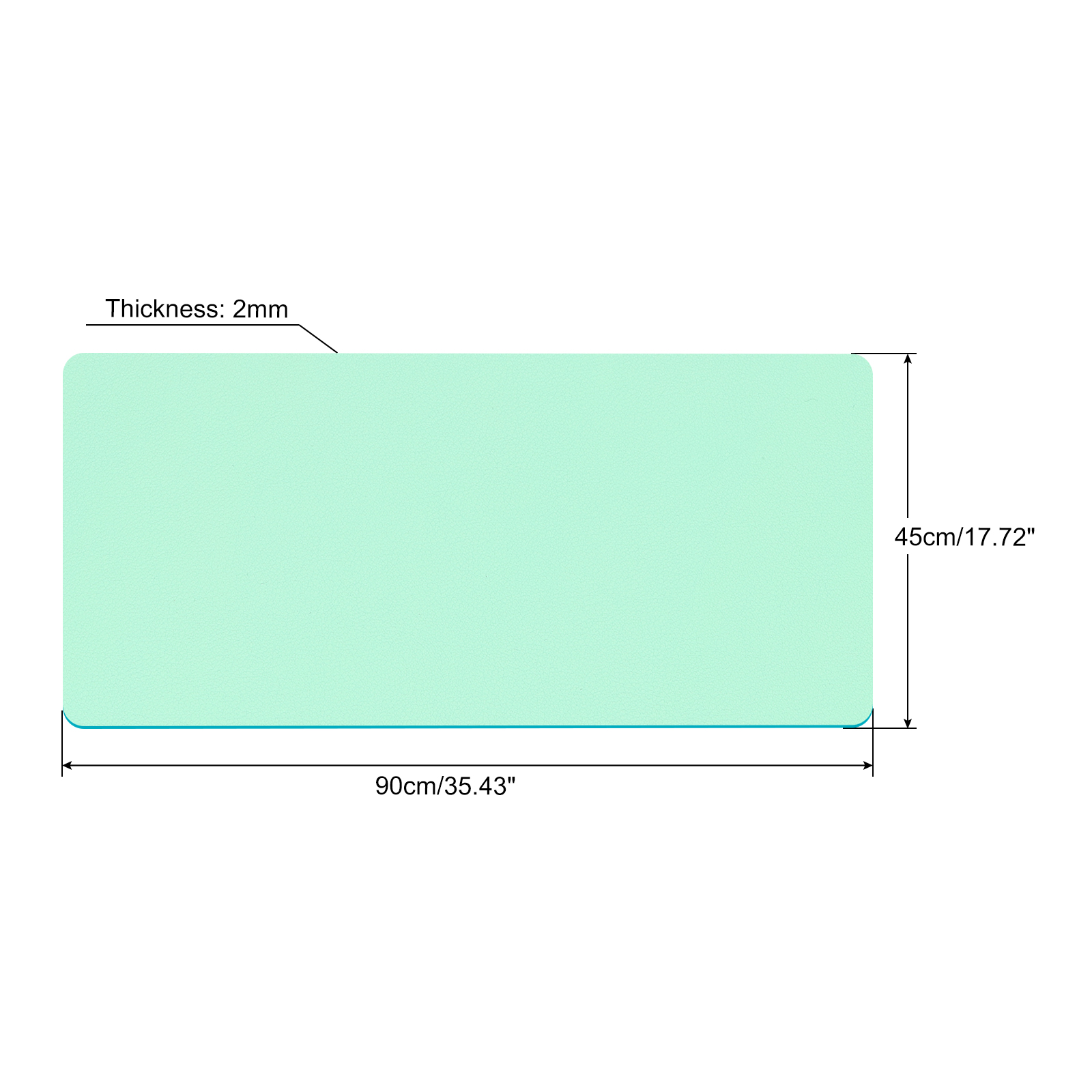 Office Desk Mat Protector PU L - Gaming Keyboard And Mouse Pad reseña y precio