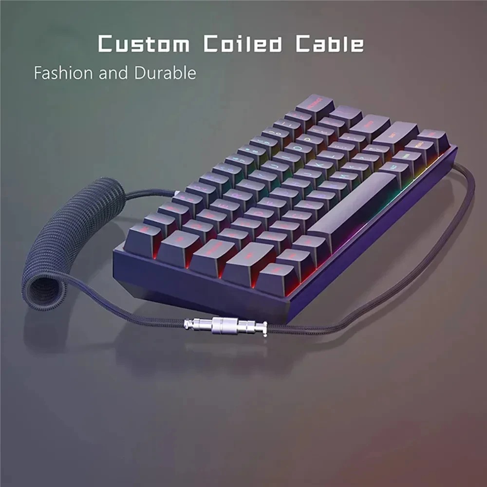 Aviator Coiled Keyboard Cable, - Gaming Keyboard Types reseña y precio