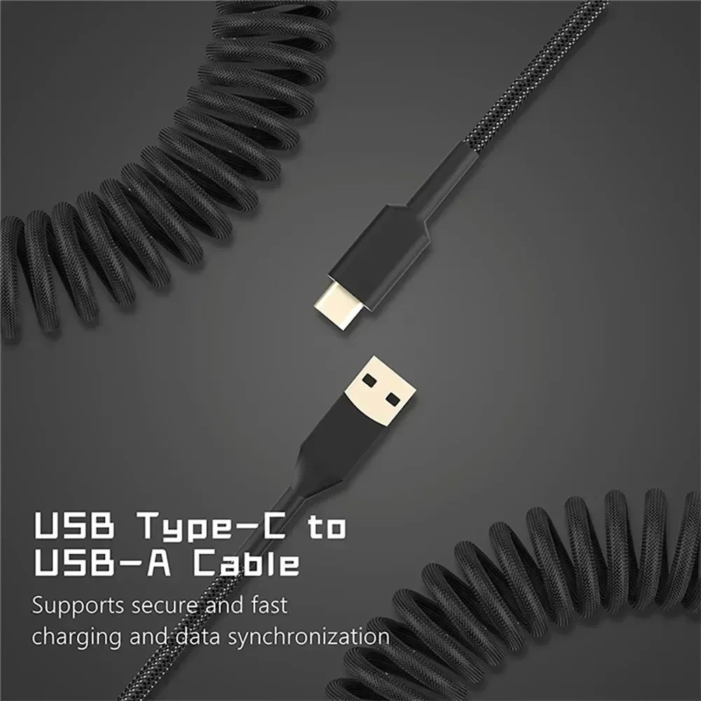 Aviator Coiled Keyboard Cable, - Gaming Keyboard Types reseña y precio
