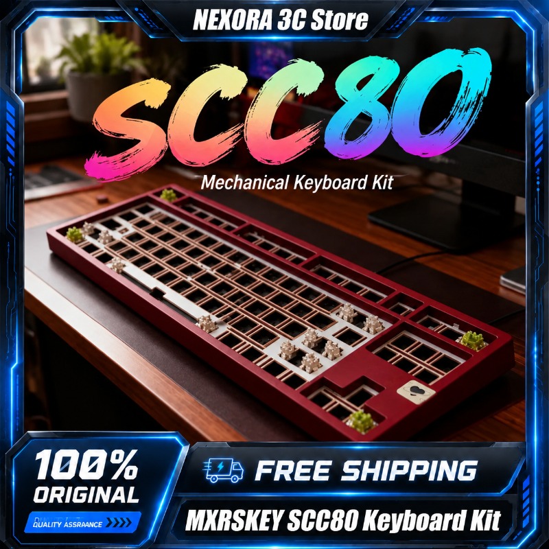 MXRSKEY SCC80 Custom Mechanica - Gaming Keyboard Tkl reseña y precio