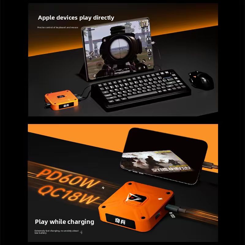 Aimzenix AX360M QiBing iOS Key - Gaming Keyboard And Mouse Converter For Mobile reseña y precio