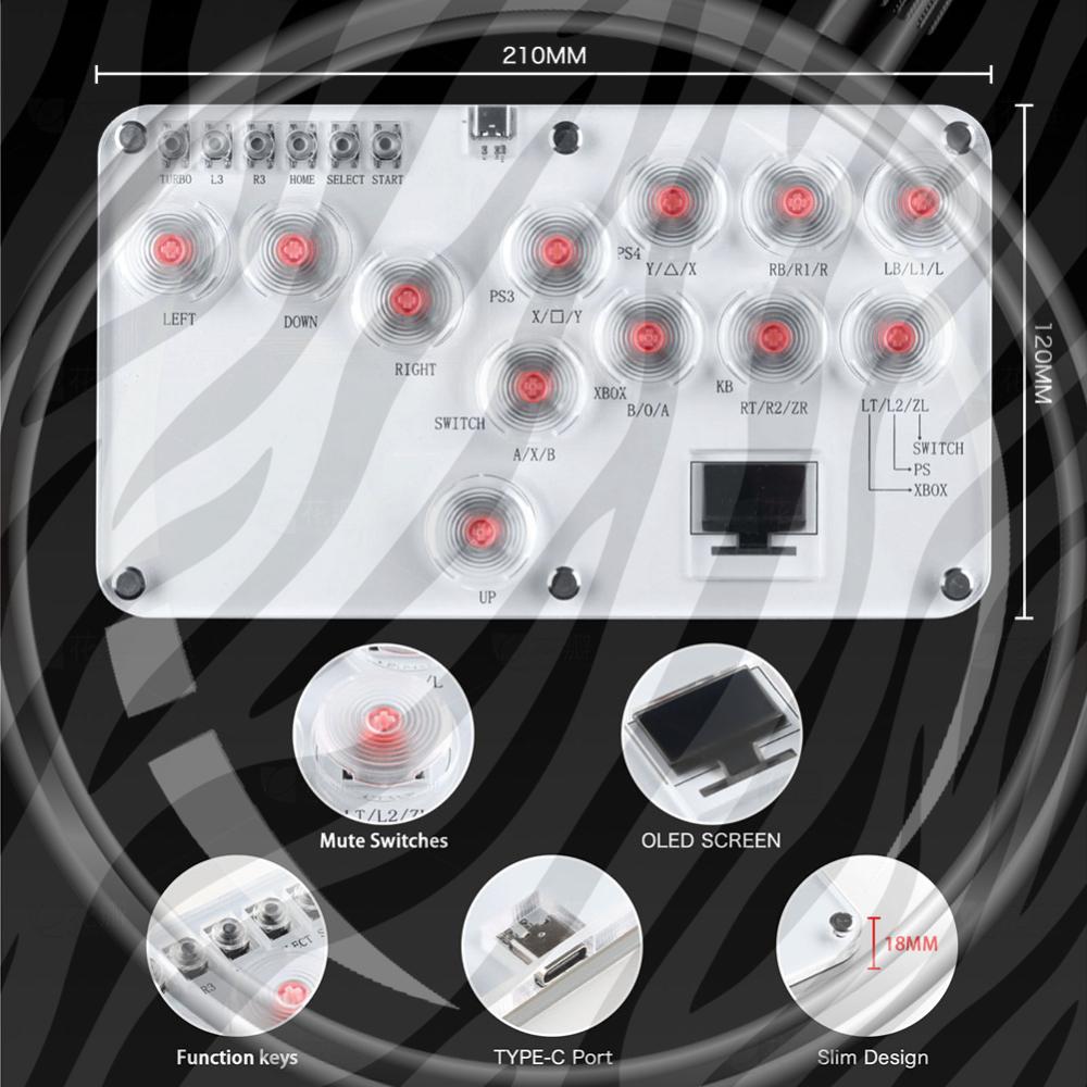 Arcade Joystick 12Keys All-But - Gaming Keyboard No Rgb reseña y precio