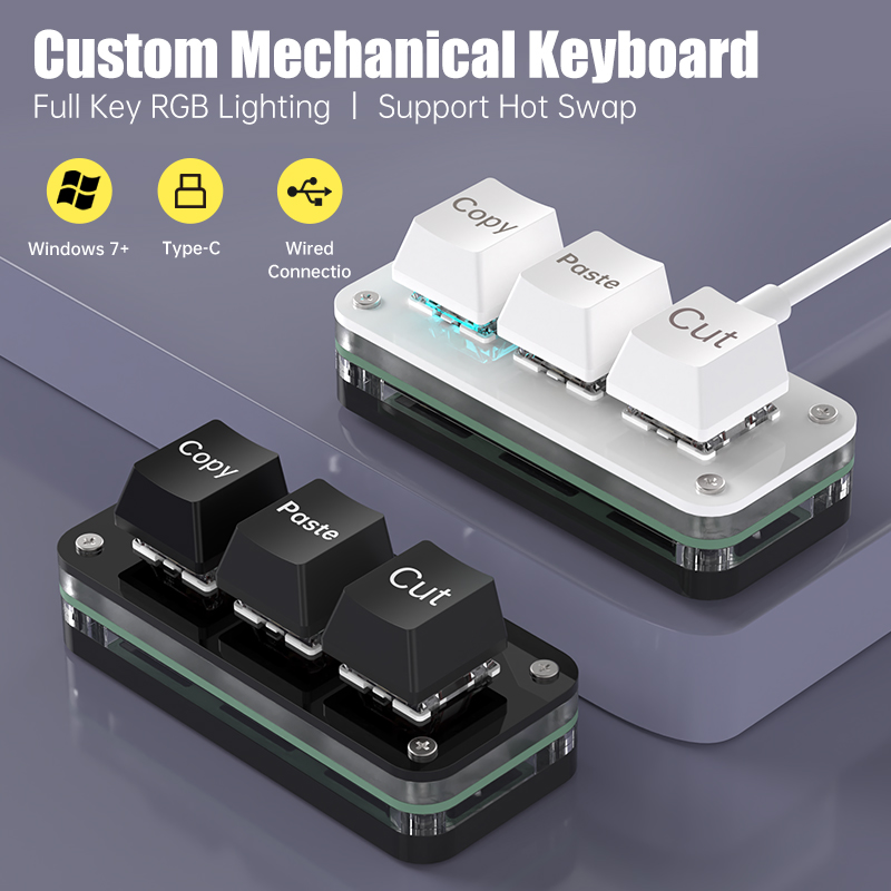 3 Keys Macro Programming Mini  - Gaming Keyboard Mini reseña y precio