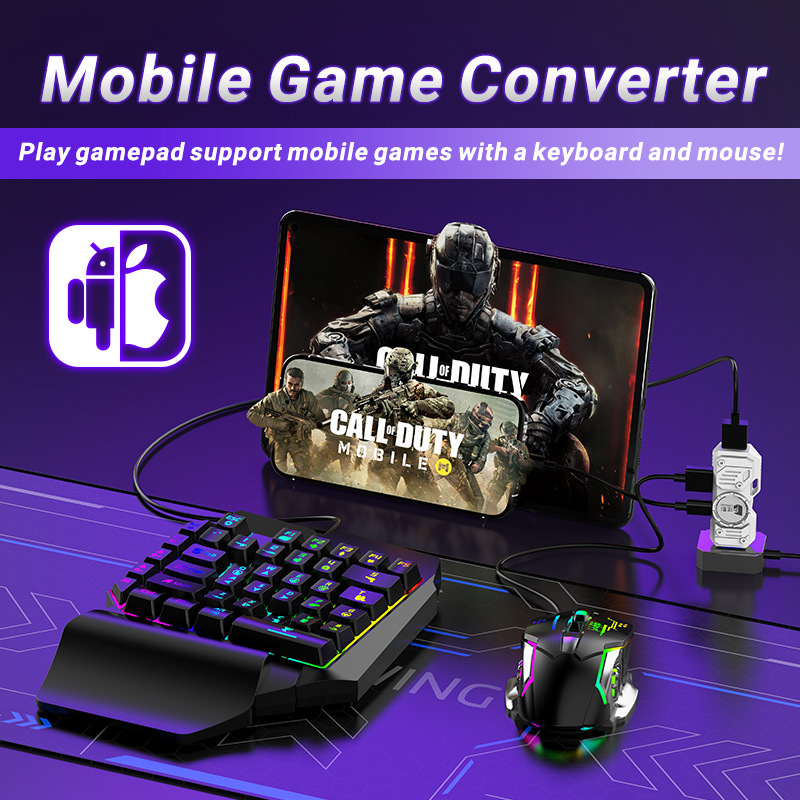 Mobile Games Converter Kit Mob - Gaming Keyboard And Mouse Converter For Mobile reseña y precio