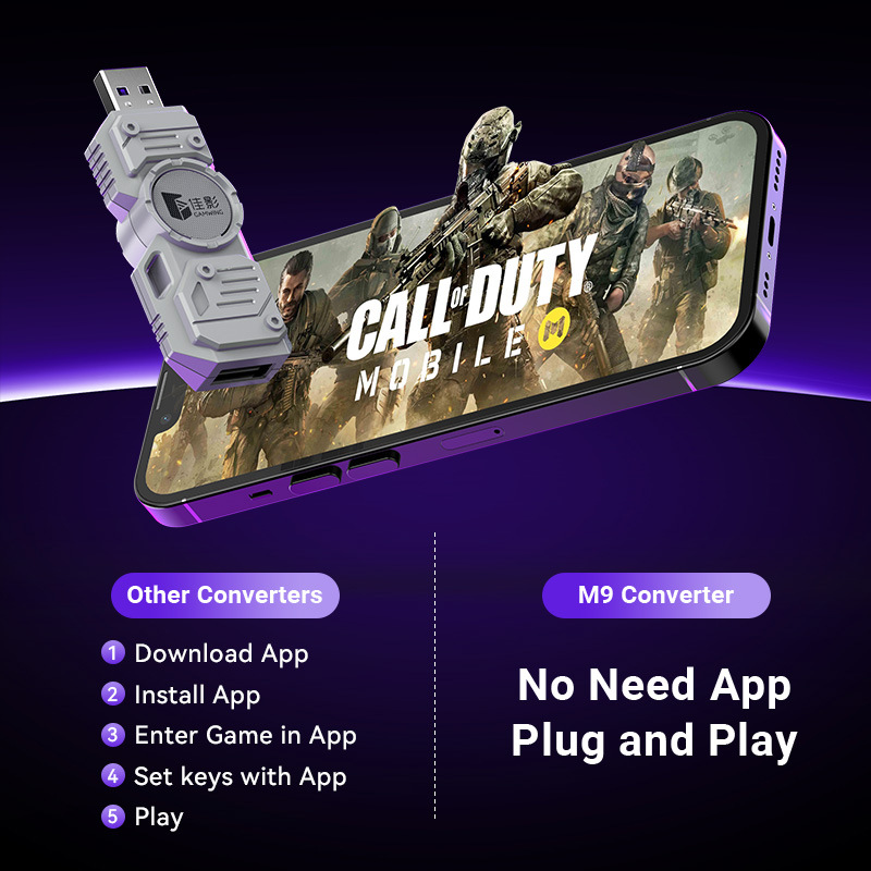 Mobile Games Converter Kit Mob - Gaming Keyboard And Mouse Converter For Mobile reseña y precio