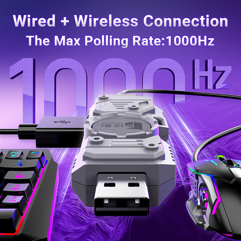 Mobile Games Converter Kit Mob - Gaming Keyboard And Mouse Converter For Mobile reseña y precio