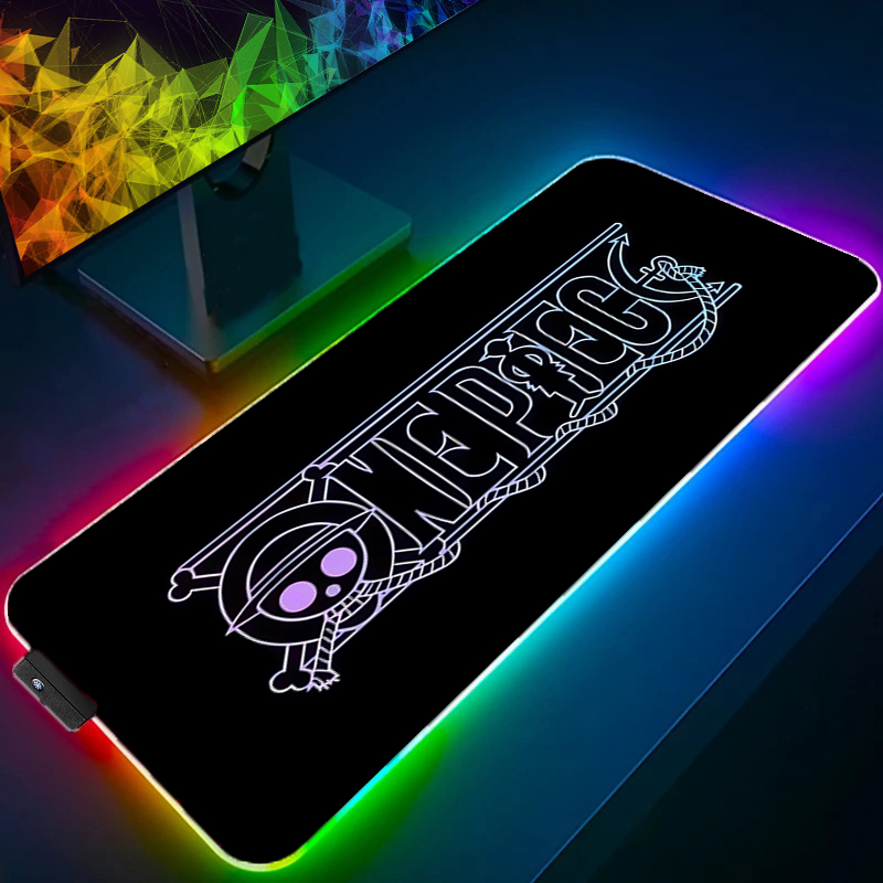 LED Mouse Pad One Piece Luffy  - Gaming Keyboard No Rgb reseña y precio