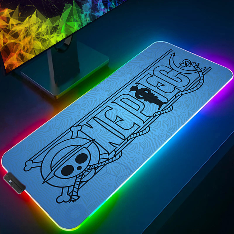 LED Mouse Pad One Piece Luffy  - Gaming Keyboard No Rgb reseña y precio