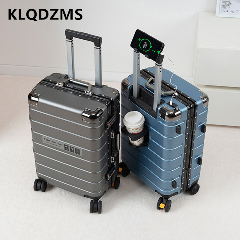 KLQDZMS Aluminum Frame Suitcas - Aluminum Case 65 reseña y precio