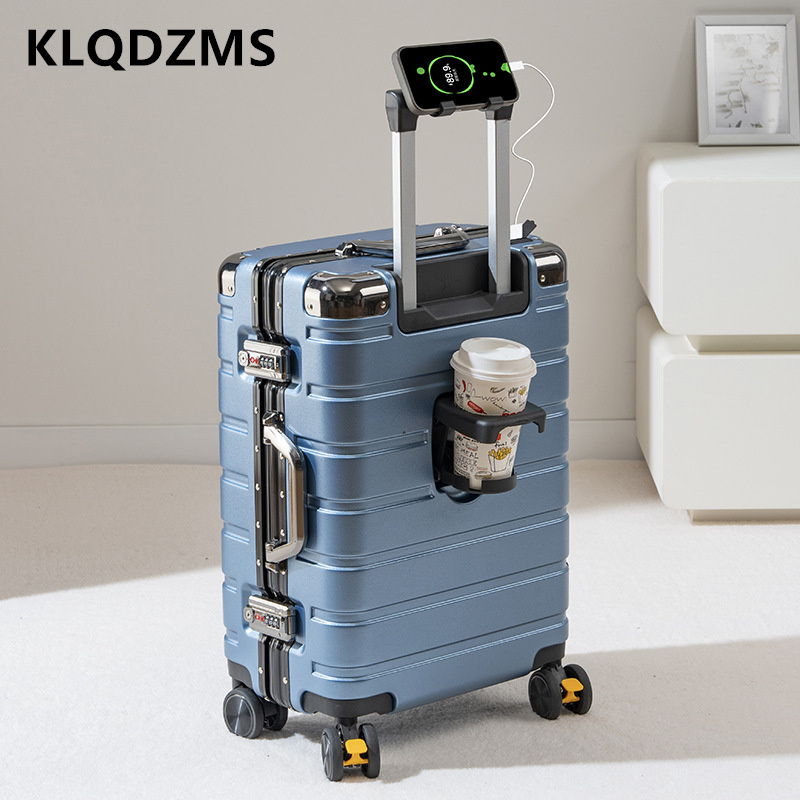 KLQDZMS Aluminum Frame Suitcas - Aluminum Case 65 reseña y precio