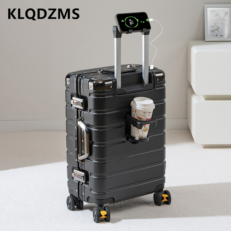 KLQDZMS Aluminum Frame Suitcas - Aluminum Case 65 reseña y precio
