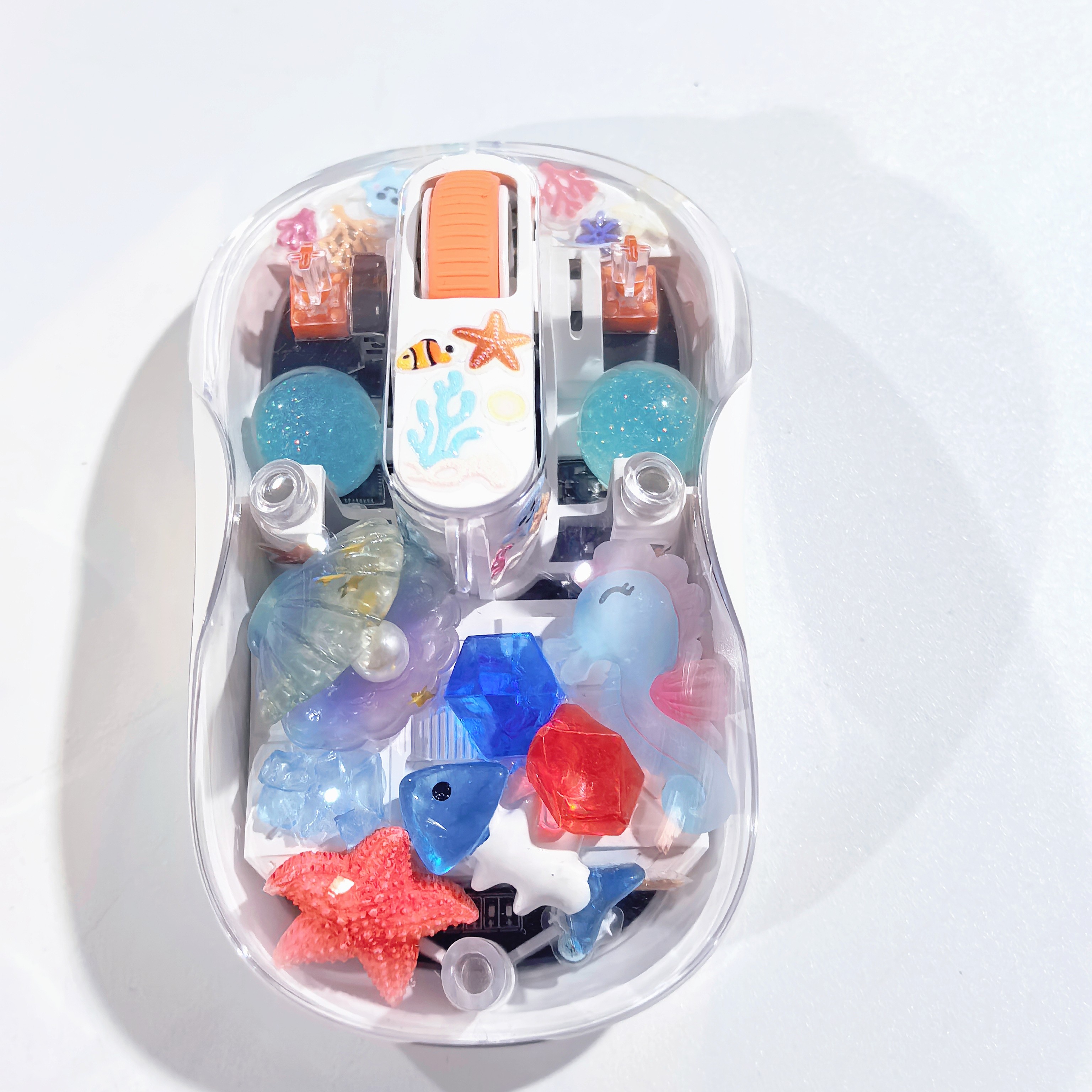 Whale/Starfish Handmade Transp - Keyboard Gaming Transparent reseña y precio