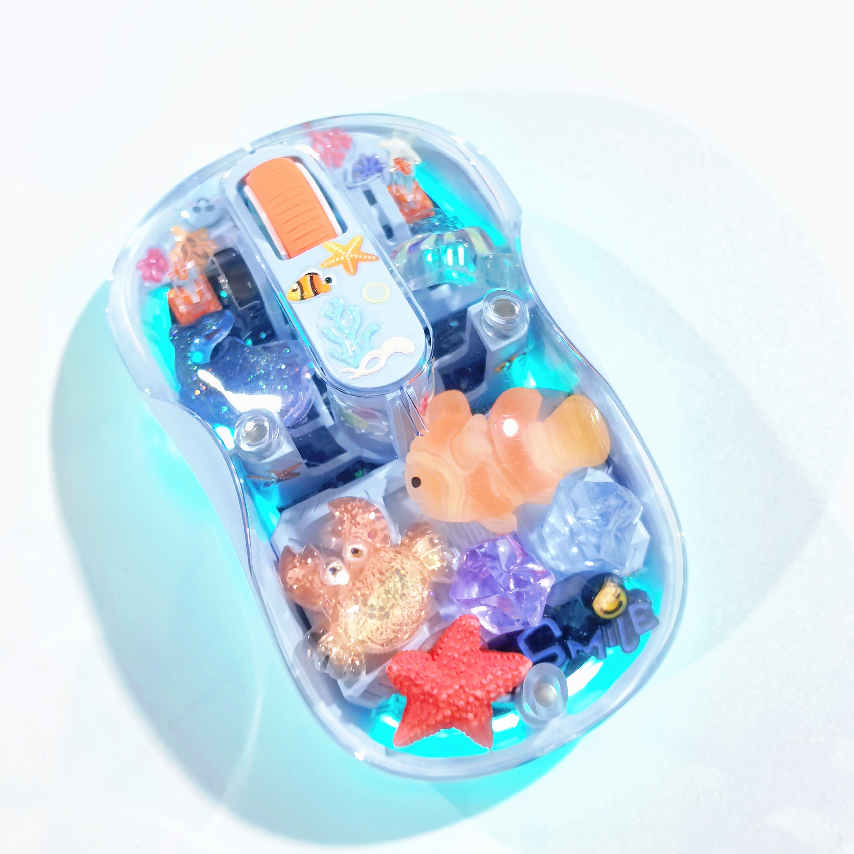Whale/Starfish Handmade Transp - Keyboard Gaming Transparent reseña y precio