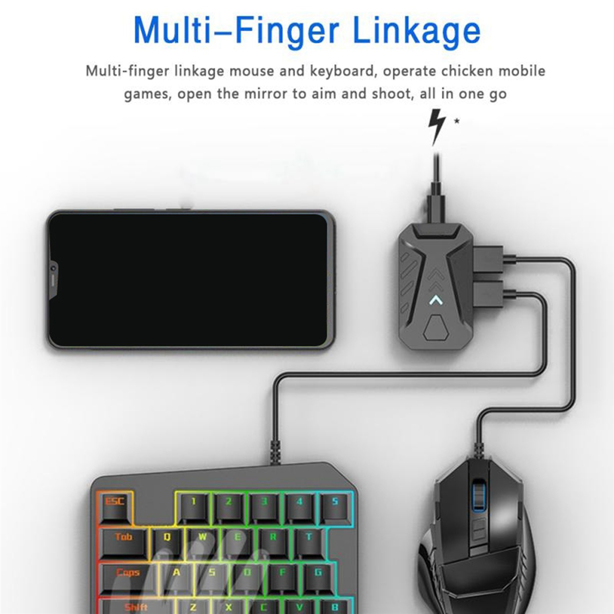 A57G-Keyboard and Mouse Conver - Gaming Keyboard And Mouse Converter For Mobile reseña y precio